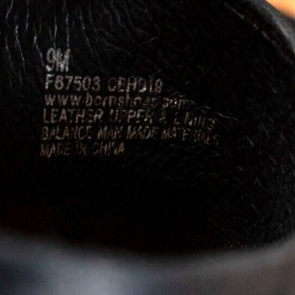 Size 9 - Born Heels Black Leather Peep Toe Block Heel Slingback Summer - Picture 5 of 7